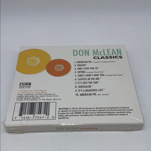Don McLean Classics CD - Picture 3 of 9